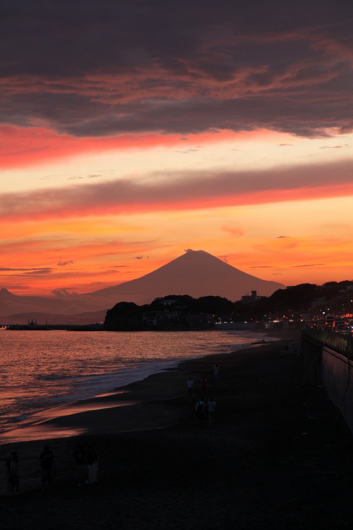 Mount Fuji, syonan beach, Kamakura-shi