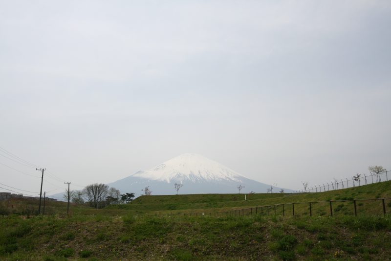 御殿場市から見る富士山