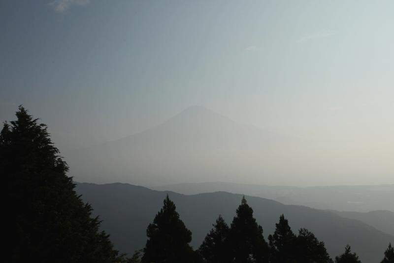 白鳥山から望む富士山