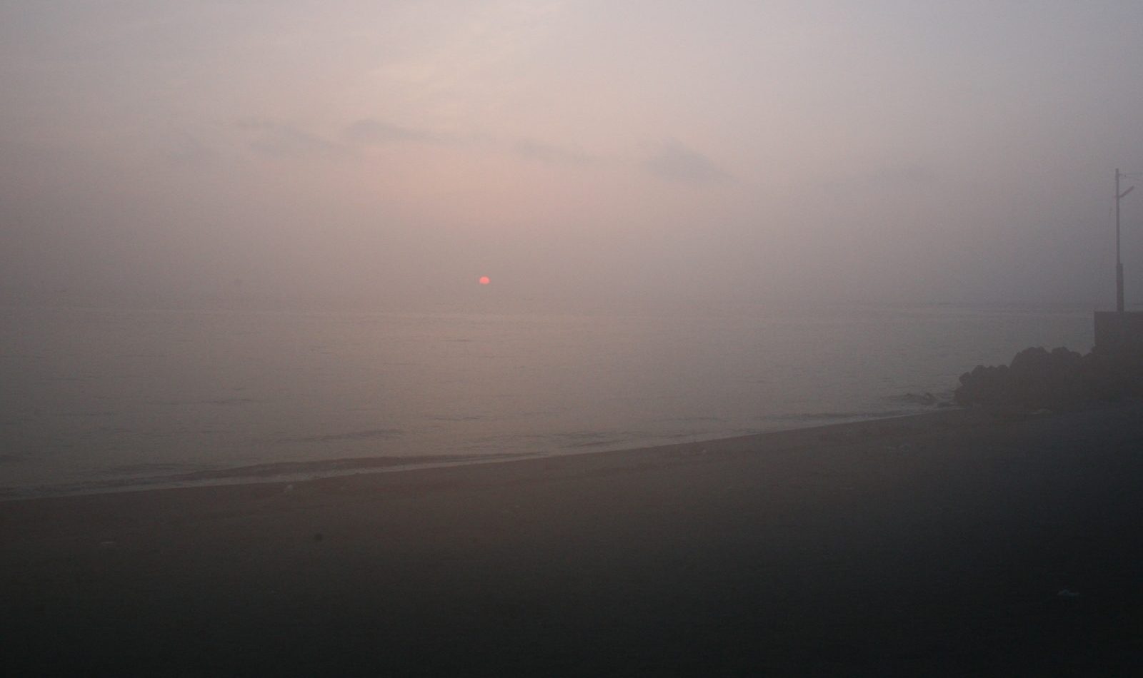 日本の朝 霧の朝
