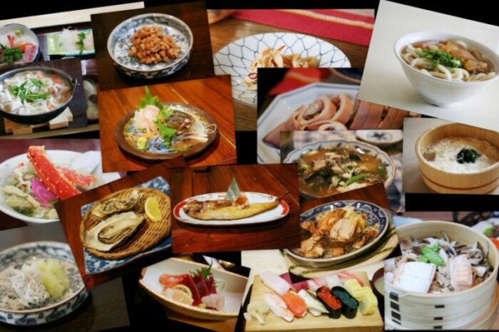 日本の料理に使用される主な具材一覧