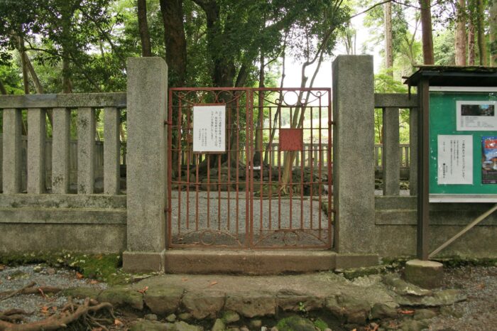 山宮浅間神社の遥拝所