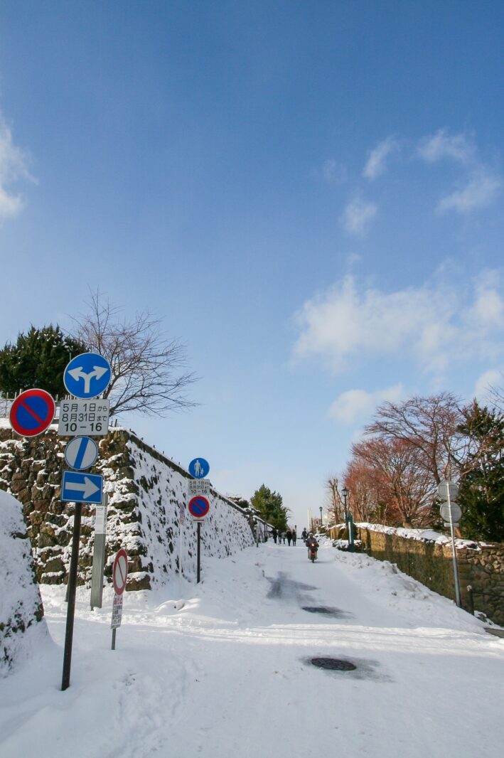 冬の北海道　函館市