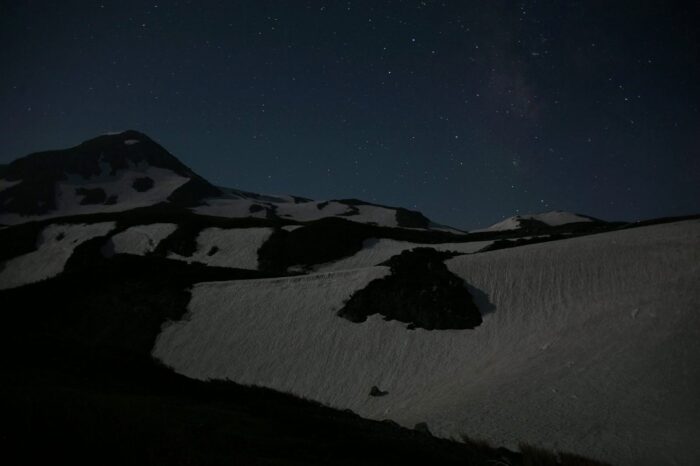 夜の立山の風景