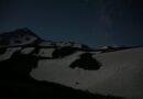 立山の夜　夜の立山の風景