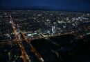 あべのハルカスから見る夜景　大阪の風景