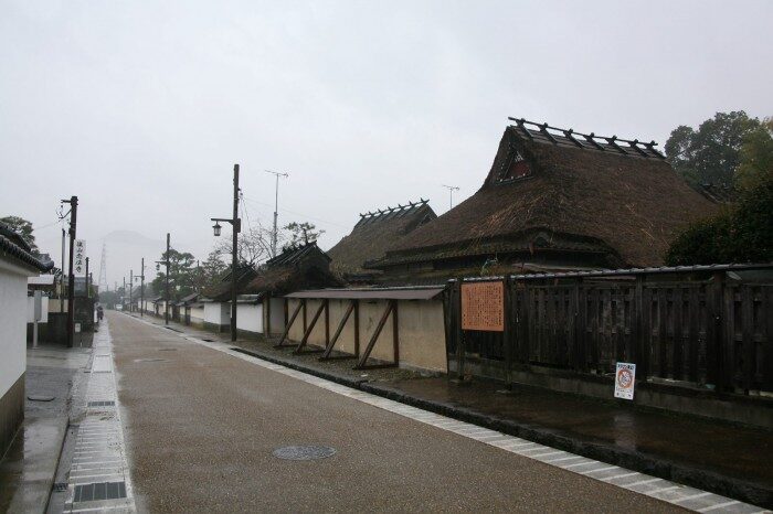 篠山の町並み