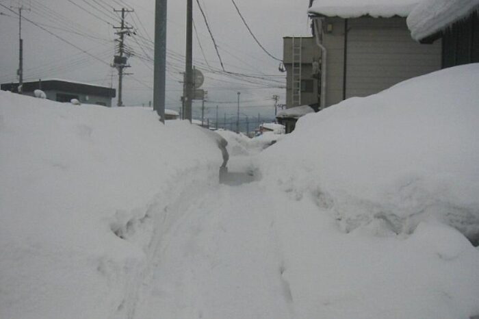 日本各地の冬の風景「青森　津軽」