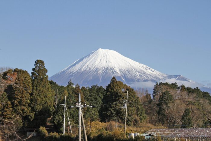 岩本山公園から見る富士山