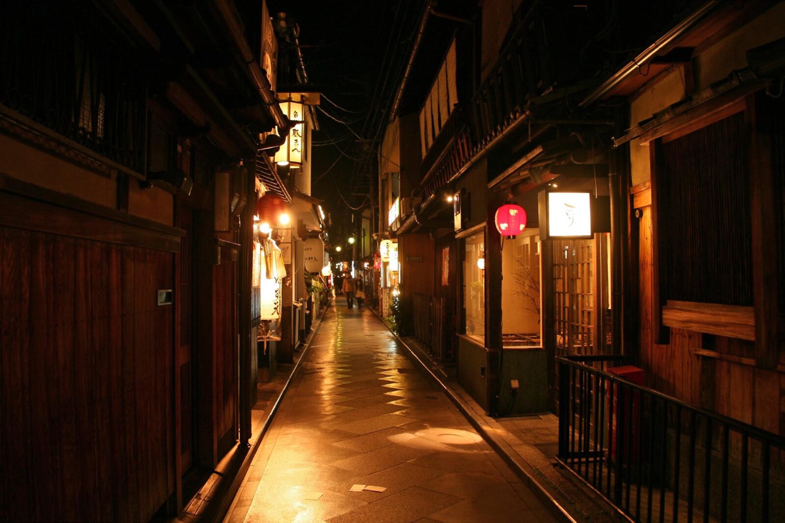 日本の夜の風景　京都