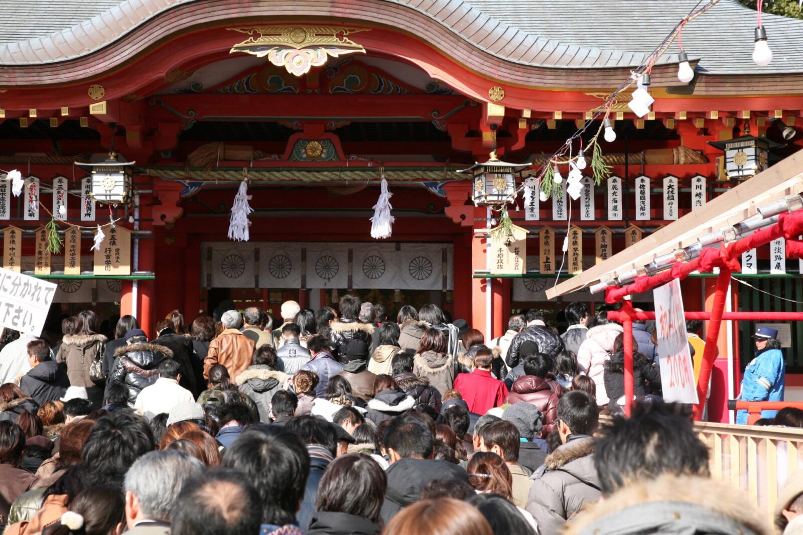 正月の生田神社