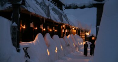 日本の雪景色　美しい日本の冬の風景　記憶に残る日本の冬の絶景