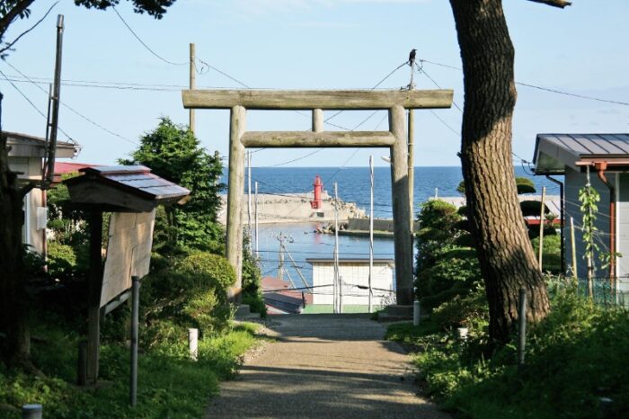 「尻岸内八幡神社」　函館の神社　北海道の神社