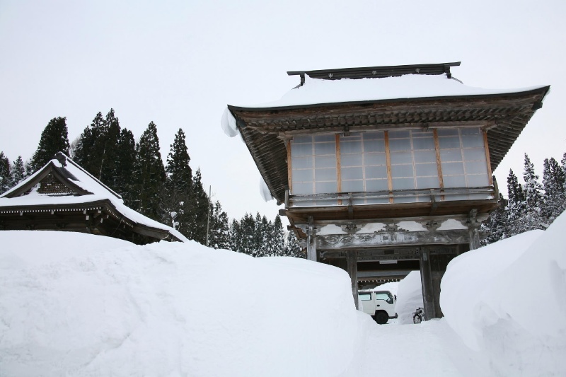 山形の雪の風景　日本の雪景色