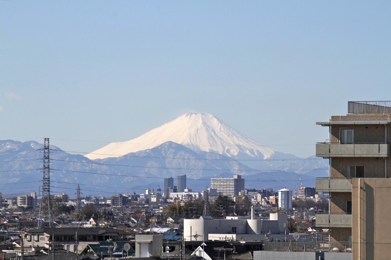 大泉学園から見る富士山