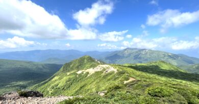 朝日岳登山　那須岳の風景