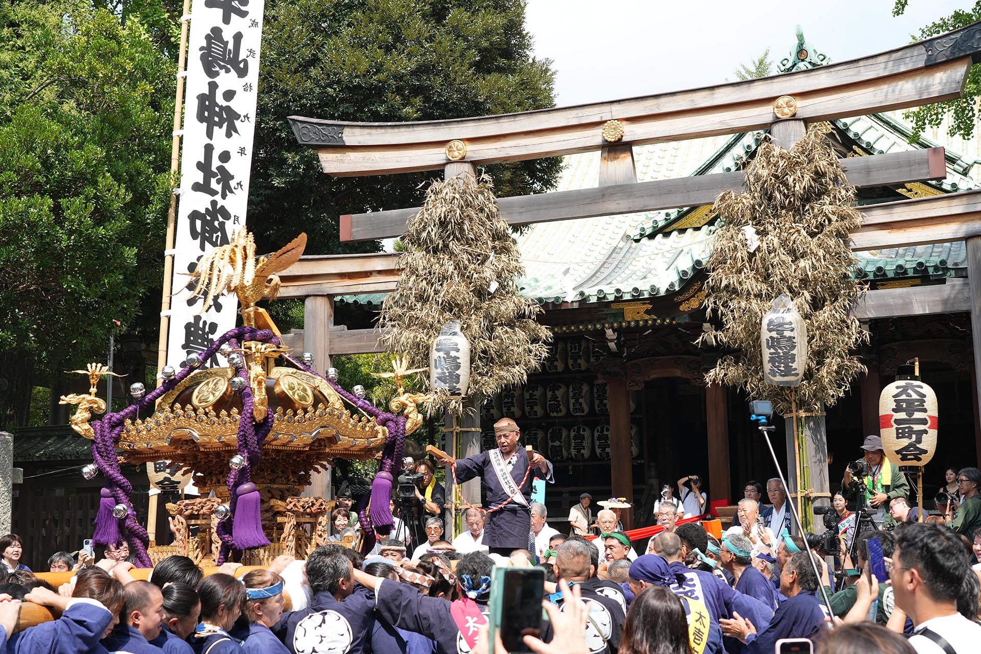 隅田川沿いにある牛嶋神社の大祭「牛嶋神社大祭 御鎮座1165年」