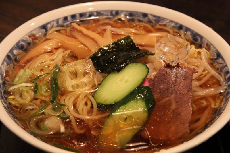 Hiyashi ramen noodle
